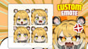 create custom vtuber emotes, twitch emotes, animated emotes