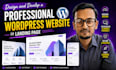 design and develop a professional wordpress website or landing page