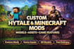 create hytale and minecraft mods, models and game assets