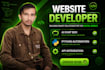 make a  personal website , portfolio website