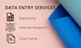 do simple data entry and internet research