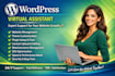 be your wordpress virtual assistant for ongoing tasks