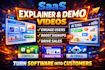 do saas explainer video product demo software explainer video UI animation