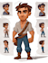 draw 2d game character or 2d character