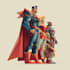 do a superhero comic illustration