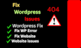 do fix wordpress issues and fix wp errors