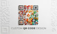 design a professional custom qr code with logo and custom colors