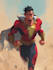 design bold and cinematic superhero character art