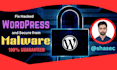 fix hacked wordpress website and secure from malware