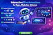create interctive rive animation fir apps, websites and games