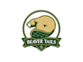 design creative beaver tails logo