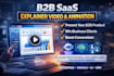 create saas explainer video b2b saas animation software explainer video
