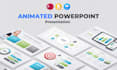 create an animated powerpoint presentation with modern transitions and visuals