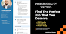 write a proffesional CV, resume and cover letter