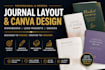 redesign journal layout design canva workbook, lead magnet ebook design
