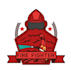 custom firefighter badge, fire rescue, and department logo