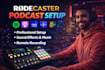 fix rodecaster pro audio issues noise echo and setup for streaming