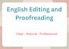 edit and improve your english writing