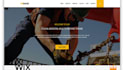 design wix construction supply website building materials website