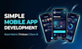 develop a simple mobile app using react native and firebase