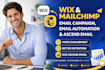 design wix email mailchimp email campaign email automation wix ascend email