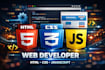 frontend of website using html, css and js