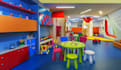 render bobiroupoli kindergarten, preschool playroom, creances, interior design