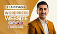 design and customize wordpress lms website with learndash and tutor lms