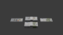 create a realistic 3d money