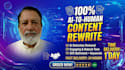 rewrite ai article, proofread content , humanize ai content