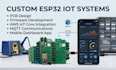develop esp32 iot system with pcb firmware aws iot mqtt and mobile dashboard