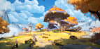 create a stylized 3d environment in unreal engine