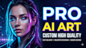 create professional ai art, thumbnails and custom design