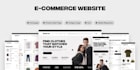 build a modern responsive e commerce website or online store