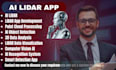 fix ai lidar app point clouds, objection detection,ai lidar recognition web app
