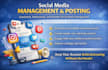 be making and posting social media posts
