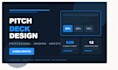 design a professional pitch deck for your startup