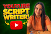 write high quality engaging youtube video script as a professional scriptwriter