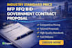 do industry standard price, contract proposal template rfq rfp and bid proposal