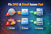 troubleshoot and fix infomaniak dns, email and hosting issues