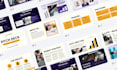 design b2b startup pitch deck, business presentation, powerpoint, canva slides