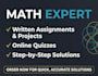 work on any math task or project
