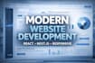 build a modern responsive website using react