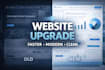 your website into a faster modern website