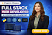 full stack web developer, ai website development, front end backend developer