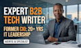 write expert SEO optimized b2b tech blog posts on agentic ai