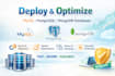 deploy mysql, postgresql, and mongodb databases