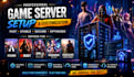 create and set up custom mu, fivem, rust, ragnarok and runescape servers