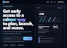 provide a premium waitlist landing page HTML template