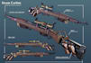 create game ready 3d props and weapons with textures